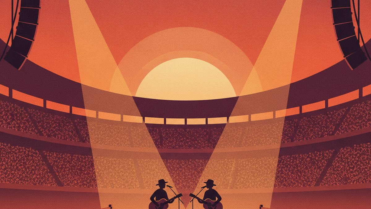 Dan and Shay — live event artwork