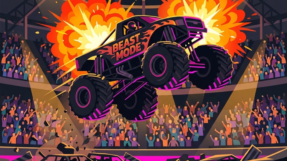 Monster Truck Wars — live event artwork