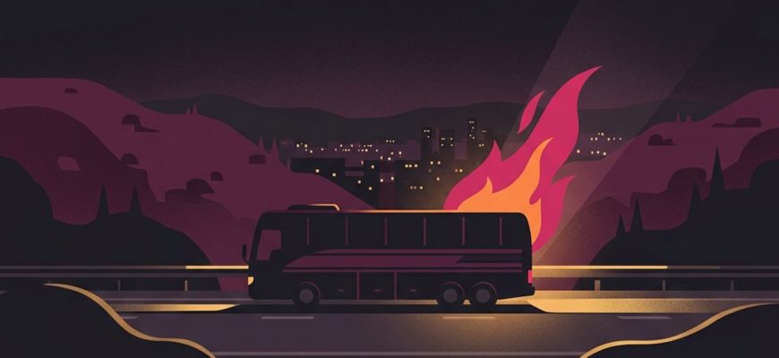 Muna Tour Bus Catches Fire on Burbank Freeway; Band Safe